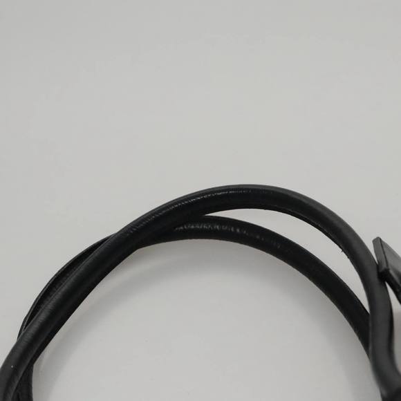 PRADA Shoulder Bag Nylon Leather Black Silver Auth 109083 - Picture 8 of 16